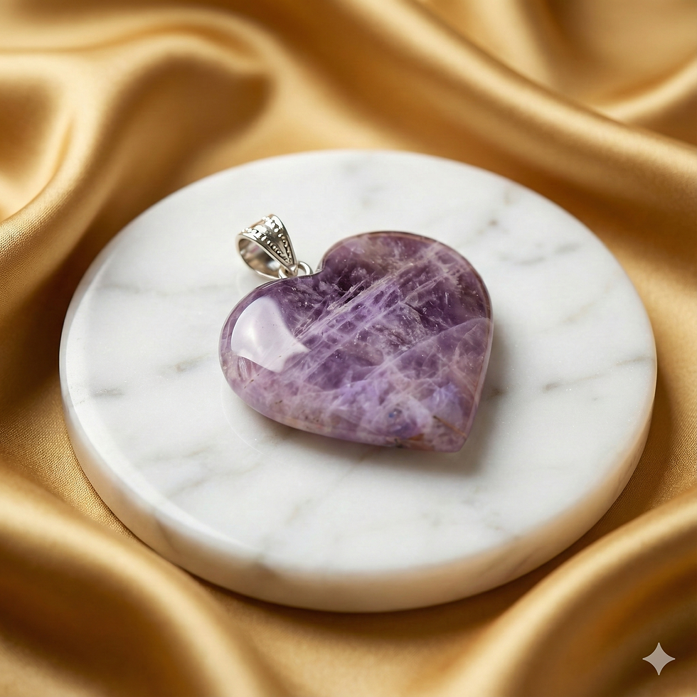 Thumbnail: Chevron Amethyst Pendant – The Mind Silencer