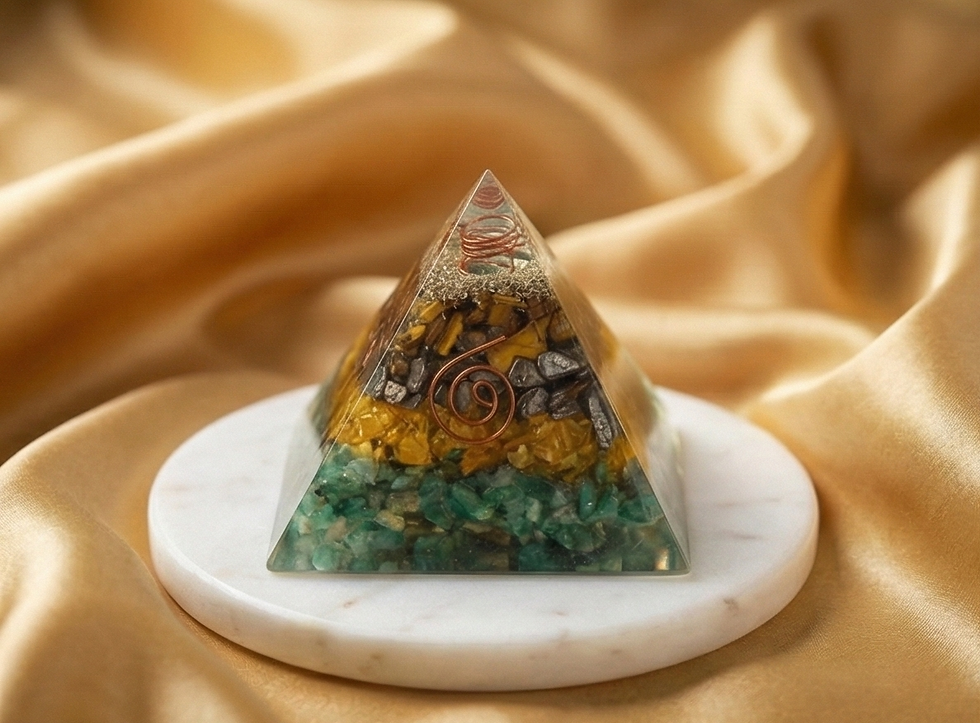 Thumbnail: The Green Aventurine & Citrine Abundance Pyramid: The Opportunity Anchor