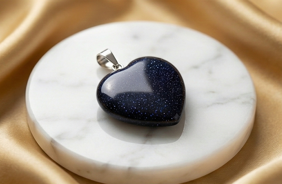 Thumbnail: Blue Goldstone Pendant – The Dream Weaver