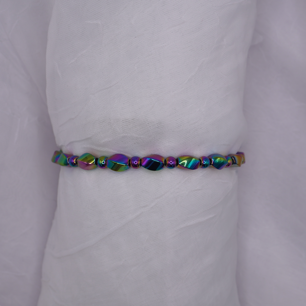 Rainbow Hematite Twist