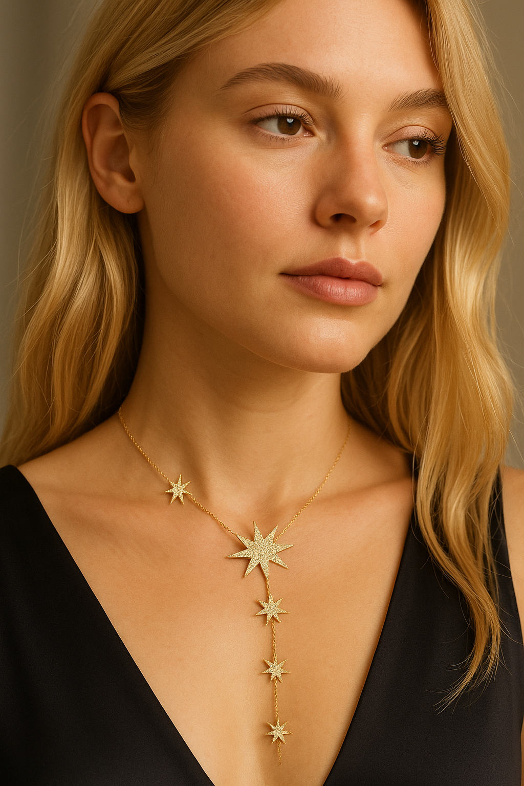 Celestial Radiance Starburst Necklace