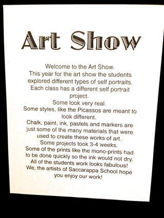 Saccarappa School Art Show
