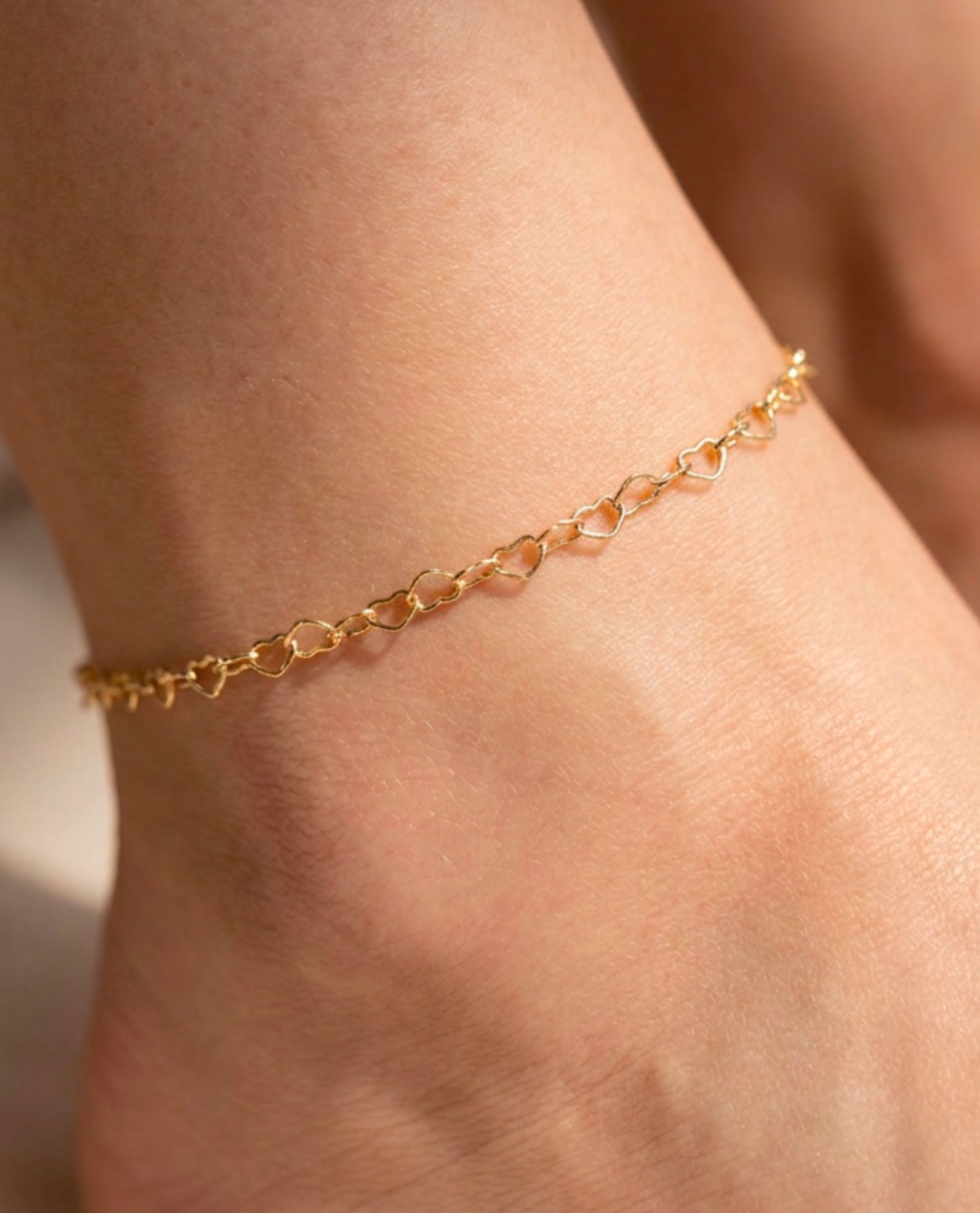 Dainty Heart Anklet