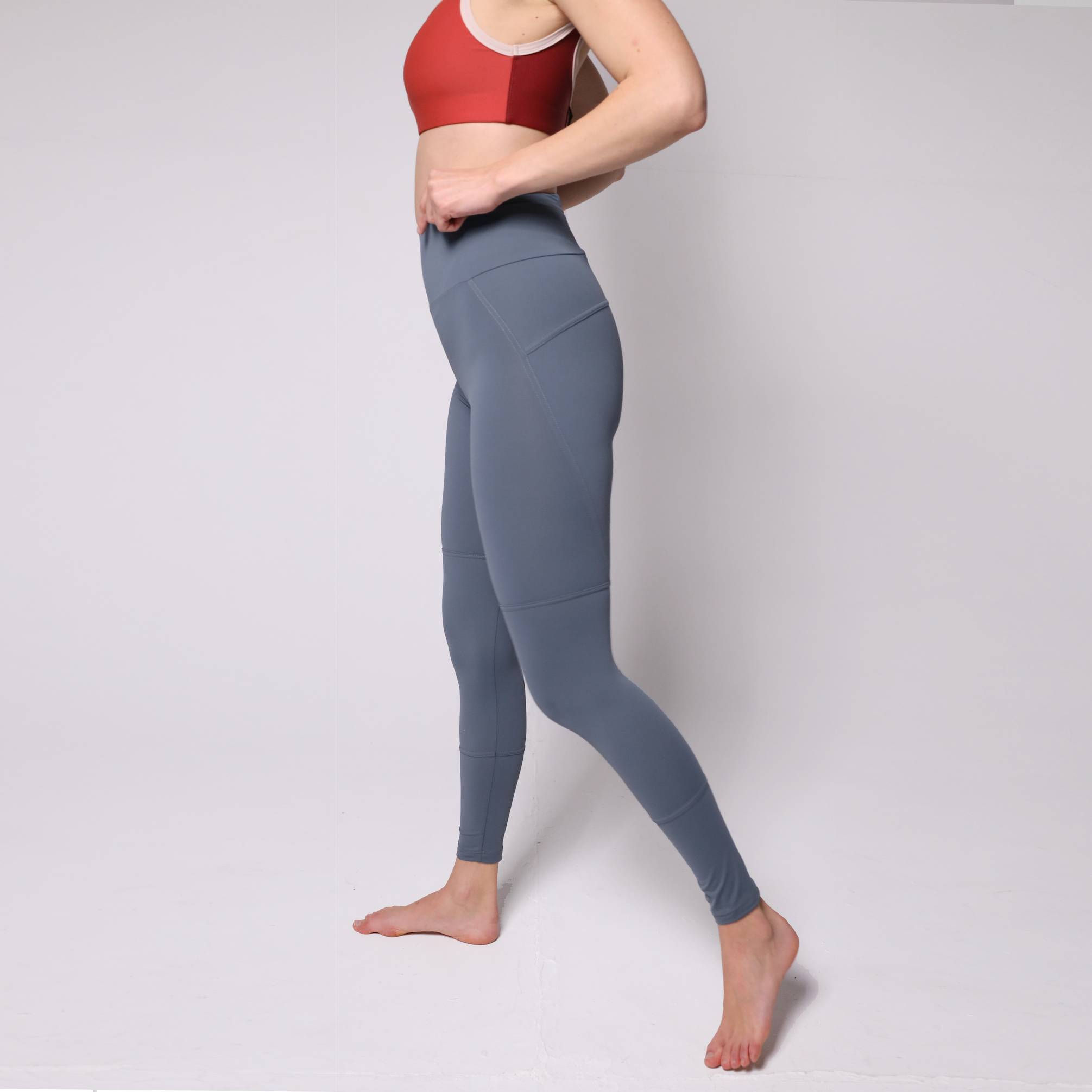 MONOCHROMATIC LEGGINGS - STEEL GREY