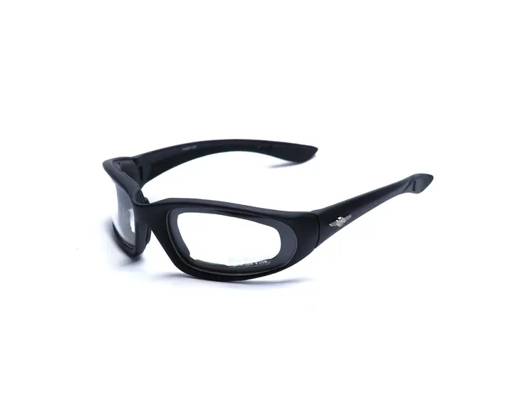 motorcycle glasses biker foam clear