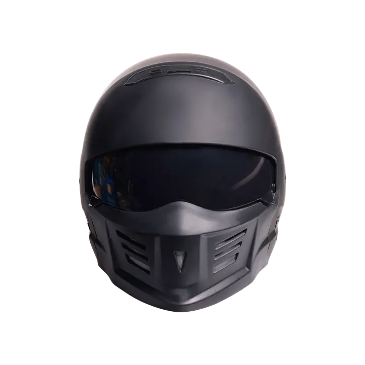 motorcycle helmet Full face mat black removable D.O.T. FMVSS NO.218