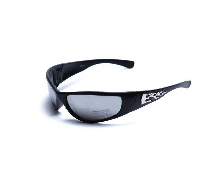 motorcycle glasses biker flame mirror