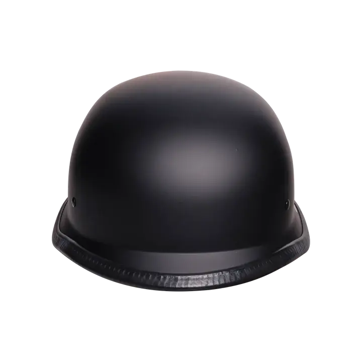 motorcycle helmet german mat black D.O.T. FMVSS NO.218