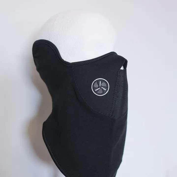 motorcycle mask air vents black