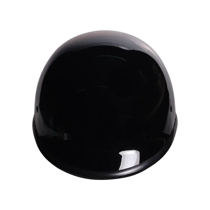 motorcycle helmet polo shiny black 