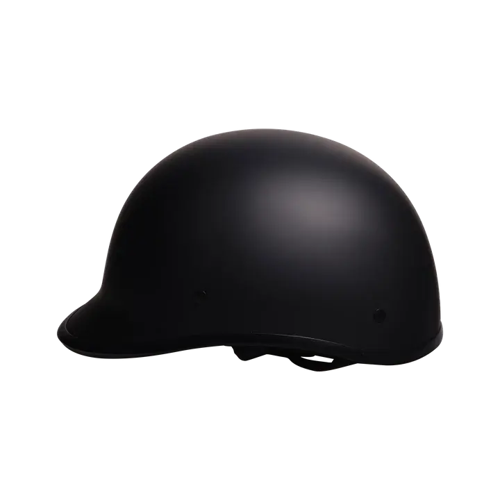 motorcycle helmet polo mat black 