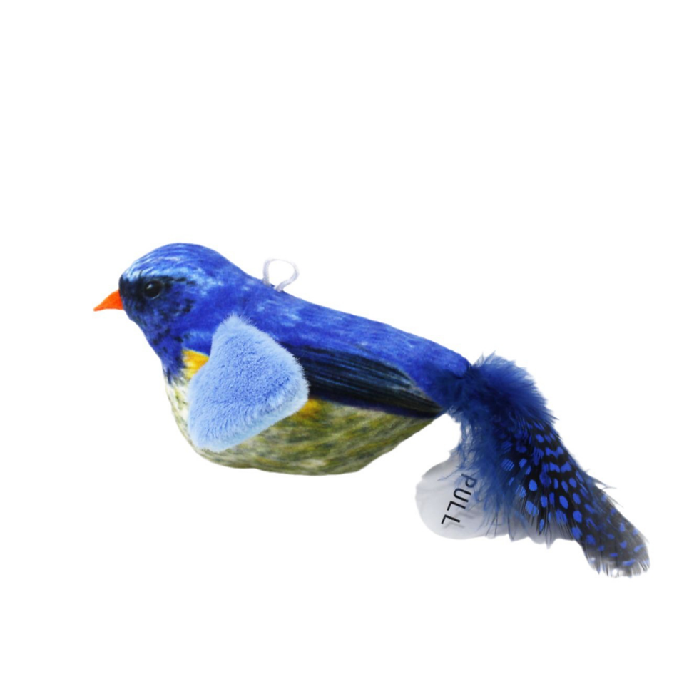 Thumbnail: Pet Realistic Chirping Bird Plush Toy