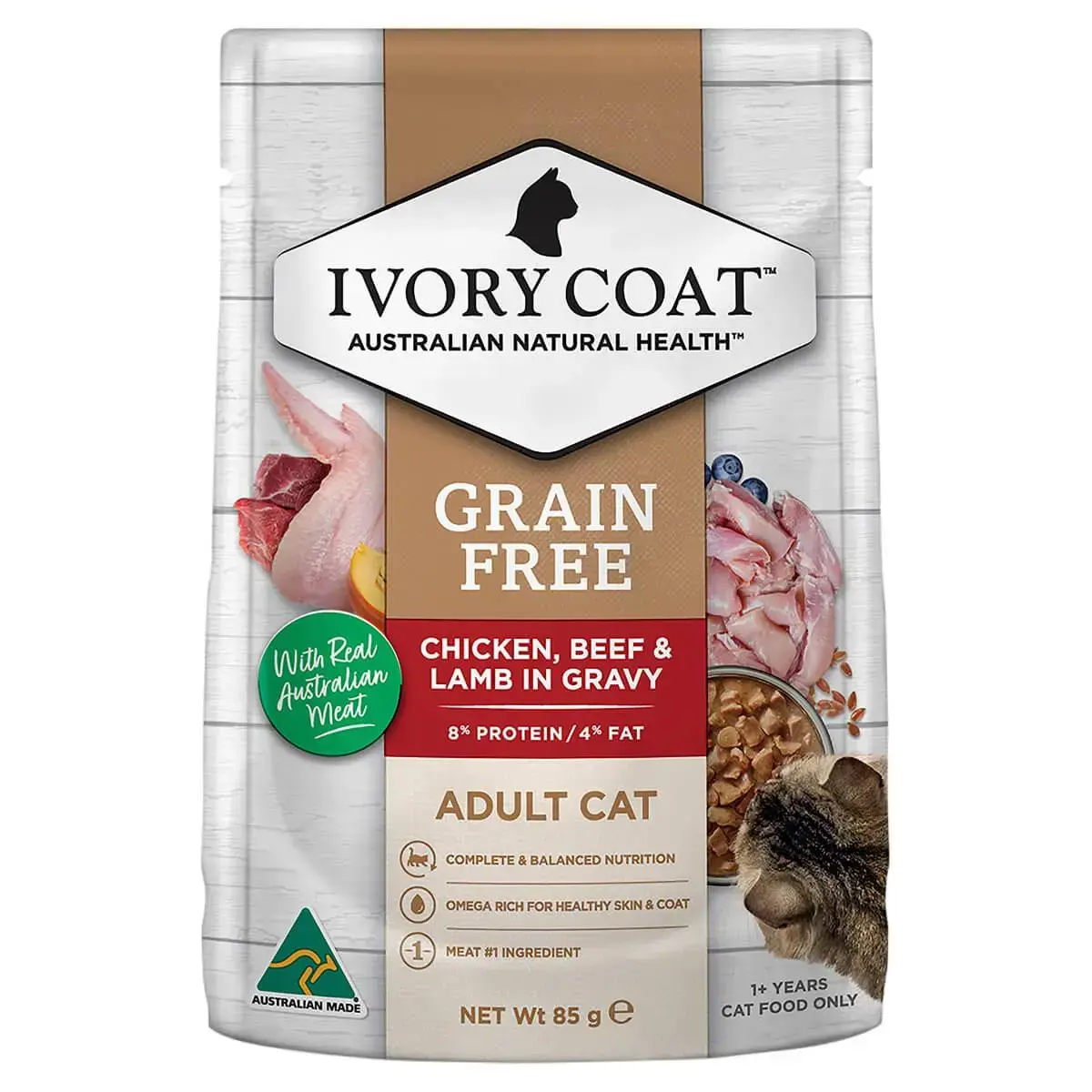 Ivory Coat Adult Chicken with Beef & Lamb Wet Cat Food