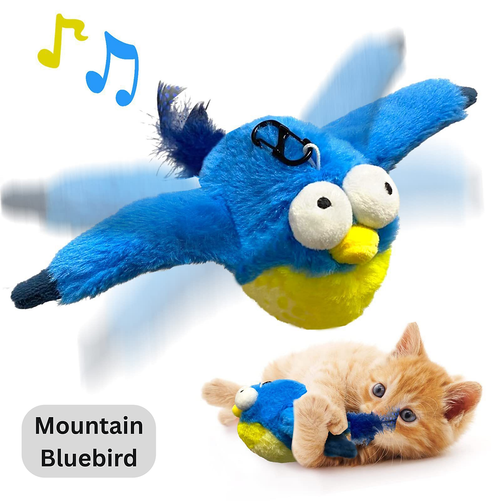 Thumbnail: Electric Plush Flapping Bird Toy for Cats