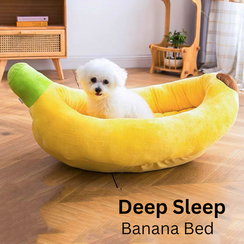 Banana Dog Bed Banana Dog Cat Bed Luxury Dog Cat Banana Shape Bed