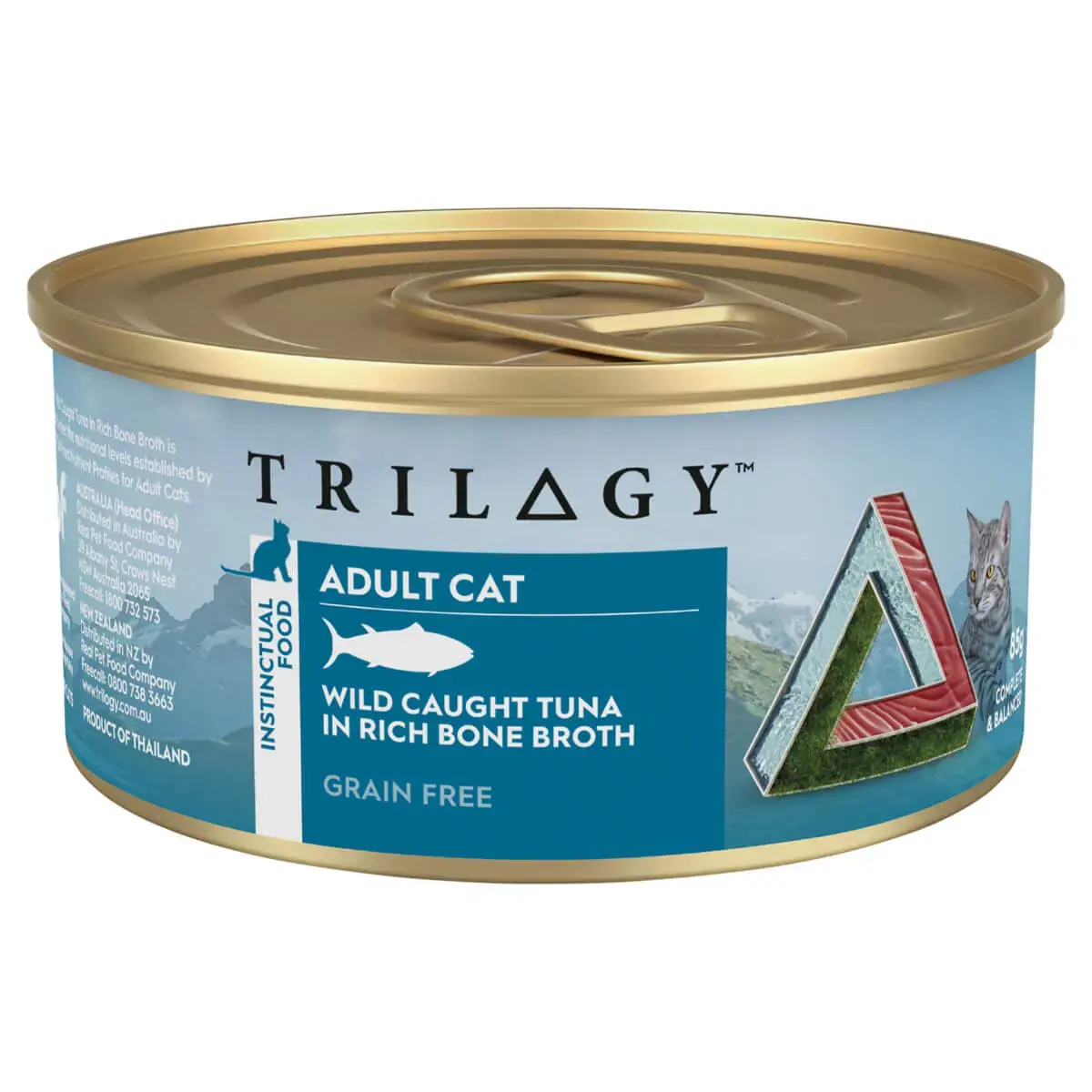 Trilogy Adult Wild Caught Tuna in Bone Broth Wet Cat Food