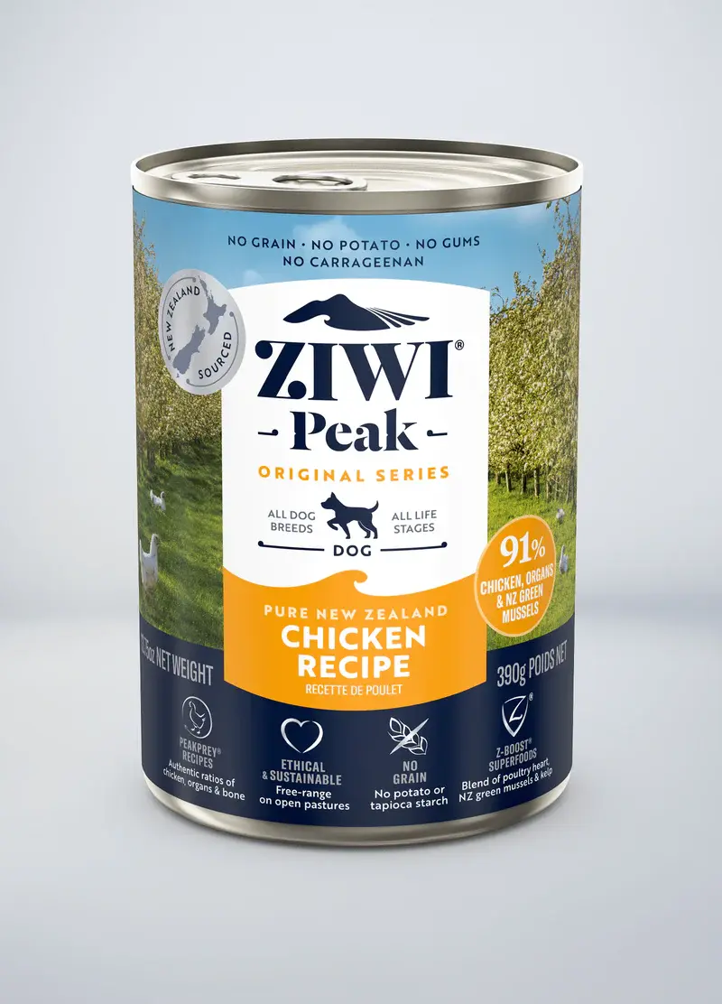 Thumbnail: Peak Chicken Canned Wet Dog Food 170g/390g
