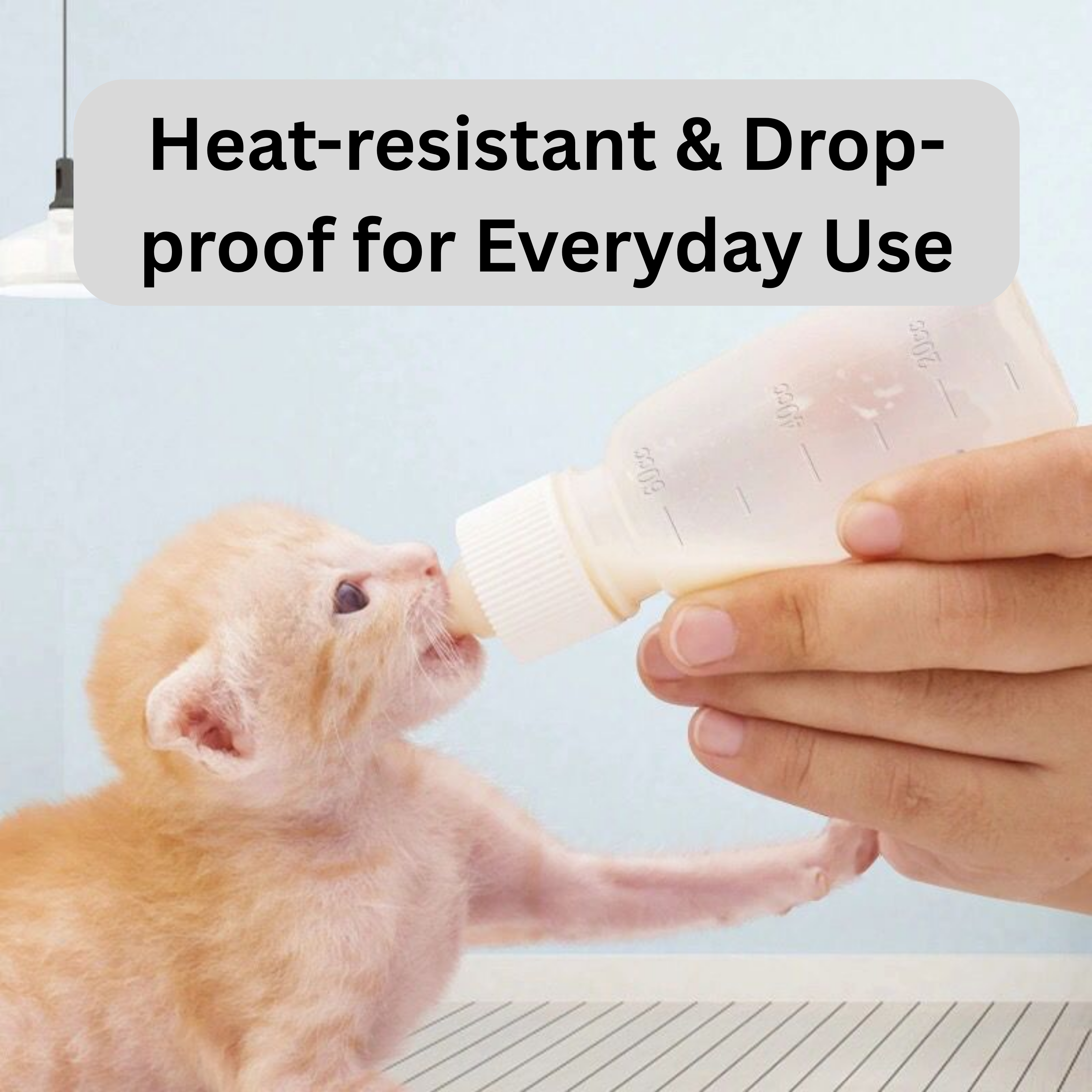 Newborn Pet Feeding Bottle with Soft Teat