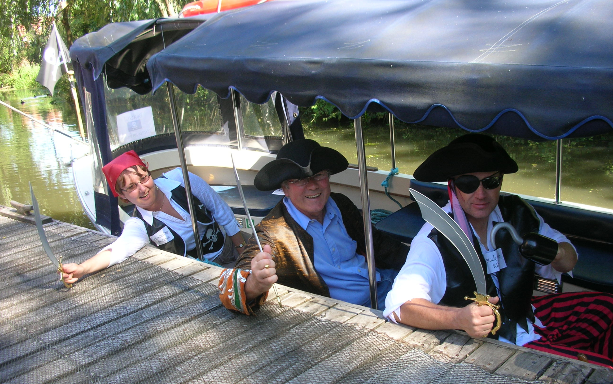 Come and join some Sudbury Pirates on The Stour and try not to have to walk the plank!