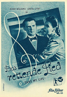 Take My Life 1947 German film poster