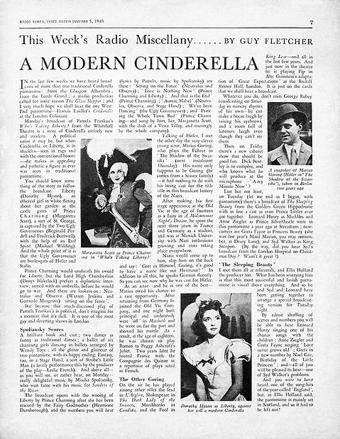 Radio Times article 5 January 1940