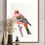 Thumbnail: Watercolor Red Bird