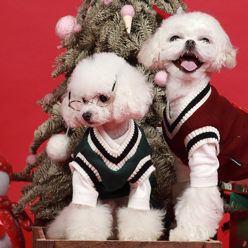 Thumbnail: The CLUB-Cat Dog Sweater Pullover Winter Pet Clothes for Small.