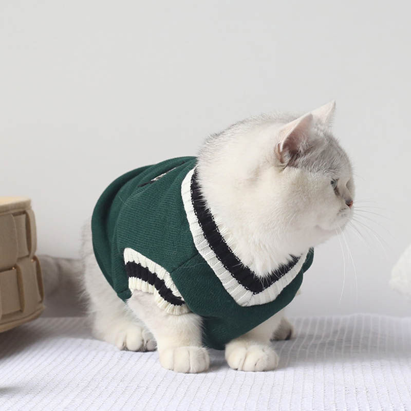 Thumbnail: The CLUB-Cat Dog Sweater Pullover Winter Pet Clothes for Small.