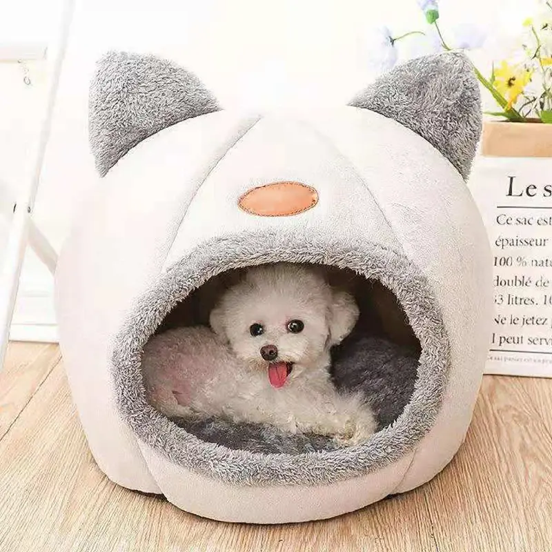 Thumbnail: New Deep Sleep Comfort In Winter Cat Bed Iittle Mat Basket Small Dog House Produ