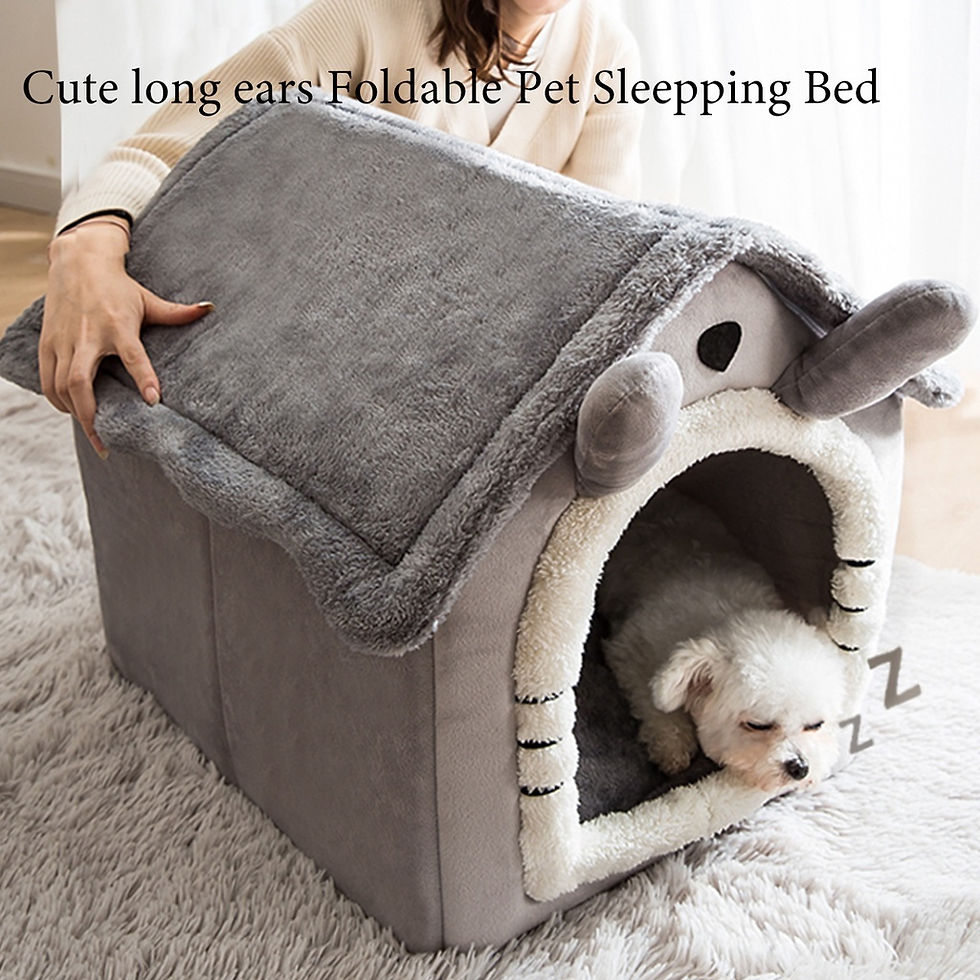 Thumbnail: Winter Folding Pet House Kennels for Small to Medium Dogs And Cats Beds Maternit