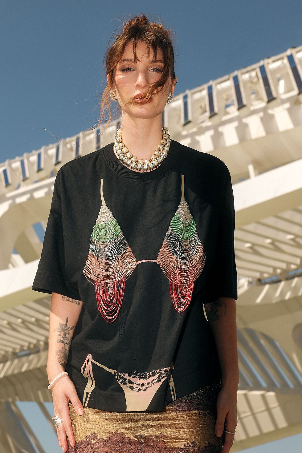 Gabie Fernandes no Rio Fashion Week | Foto: divulgação