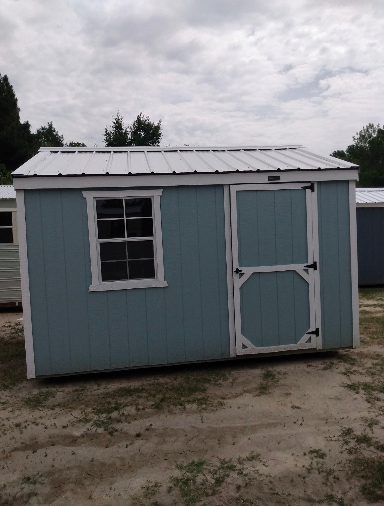 Light Blue 10 x 12 Eagle Shed