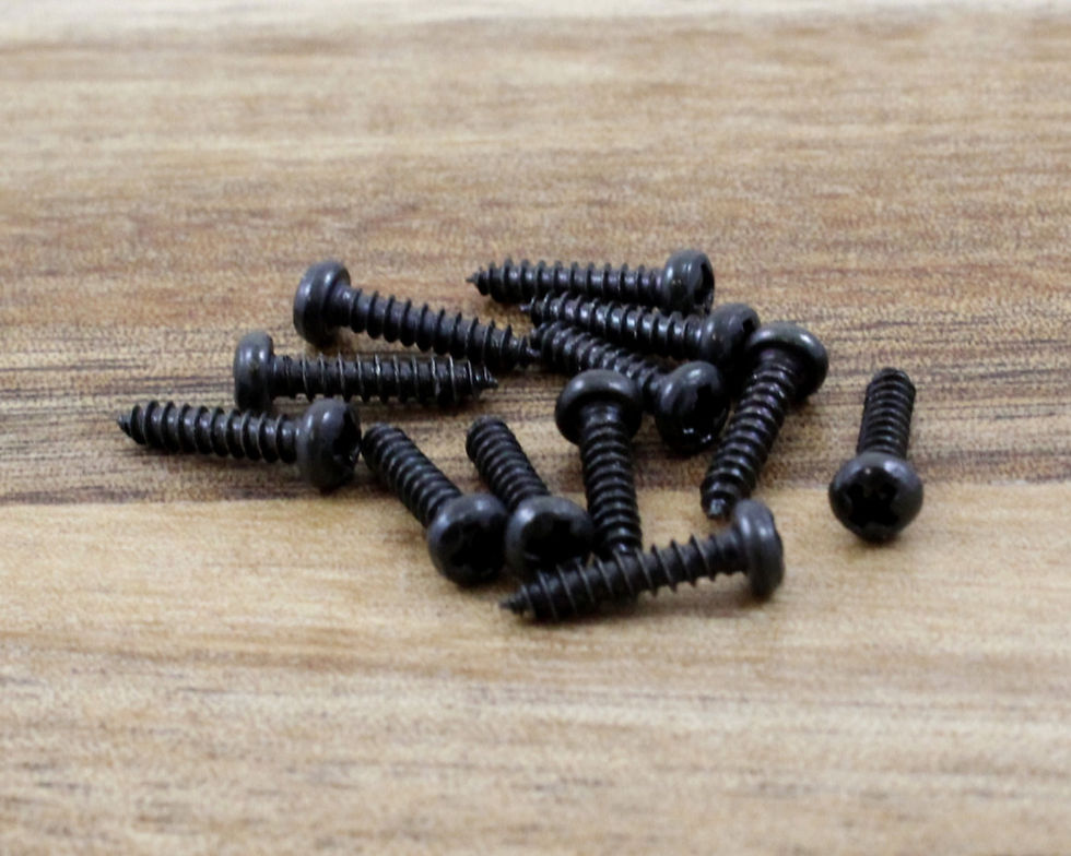 Thumbnail: Machine Head Tuner Screws / Black 12-Pack