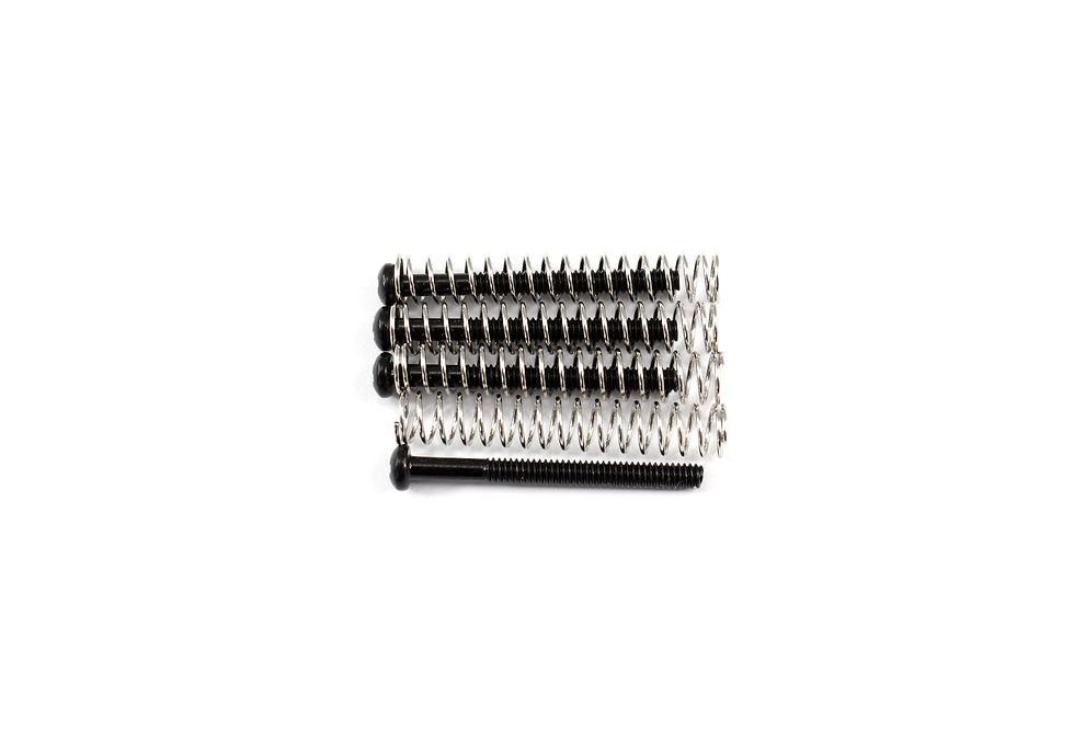 Thumbnail: Humbucker Mounting Screws & Springs Set - Black
