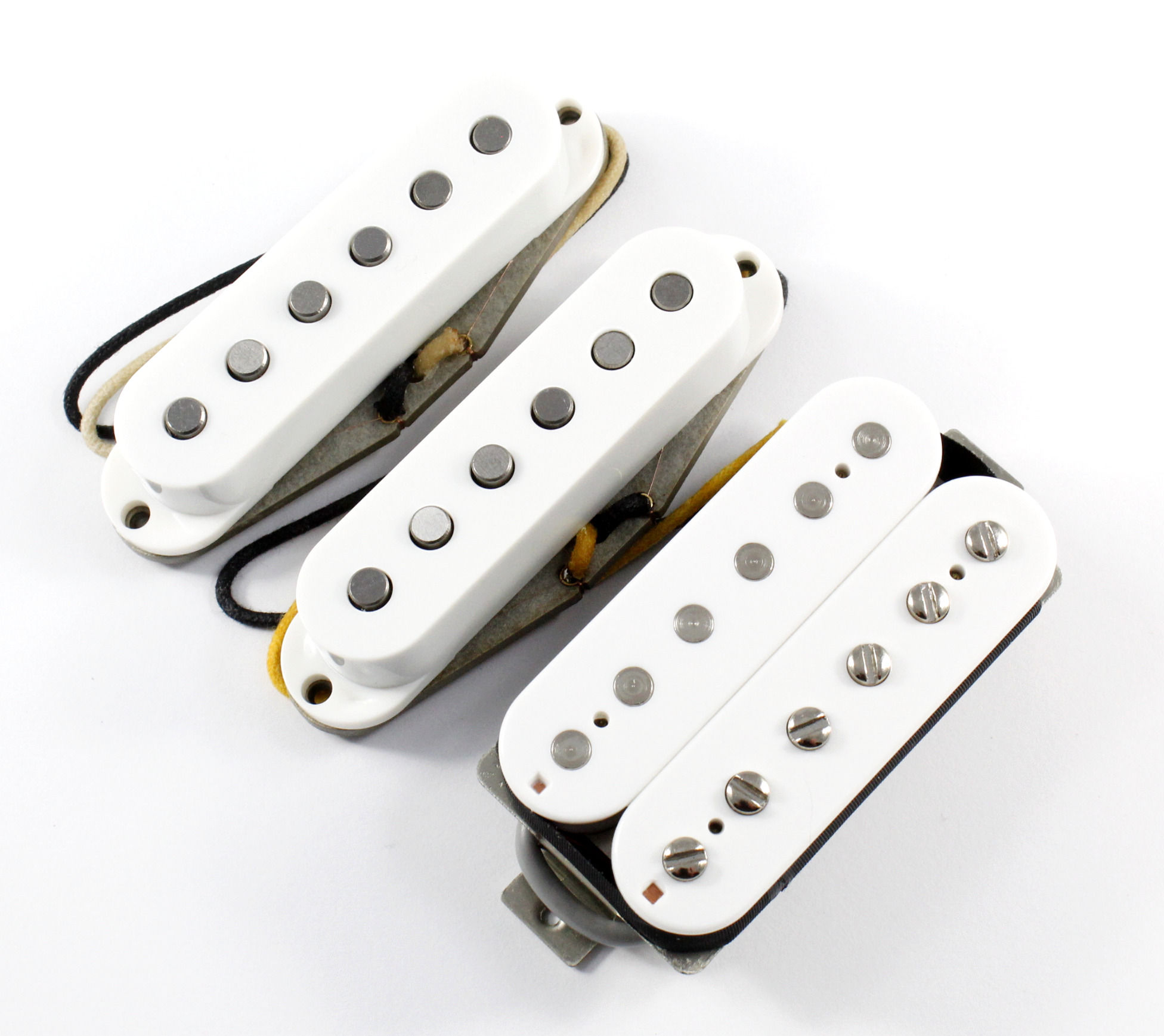TE-12 | Custom HSS '65 Fat Strat Pickup Set - White