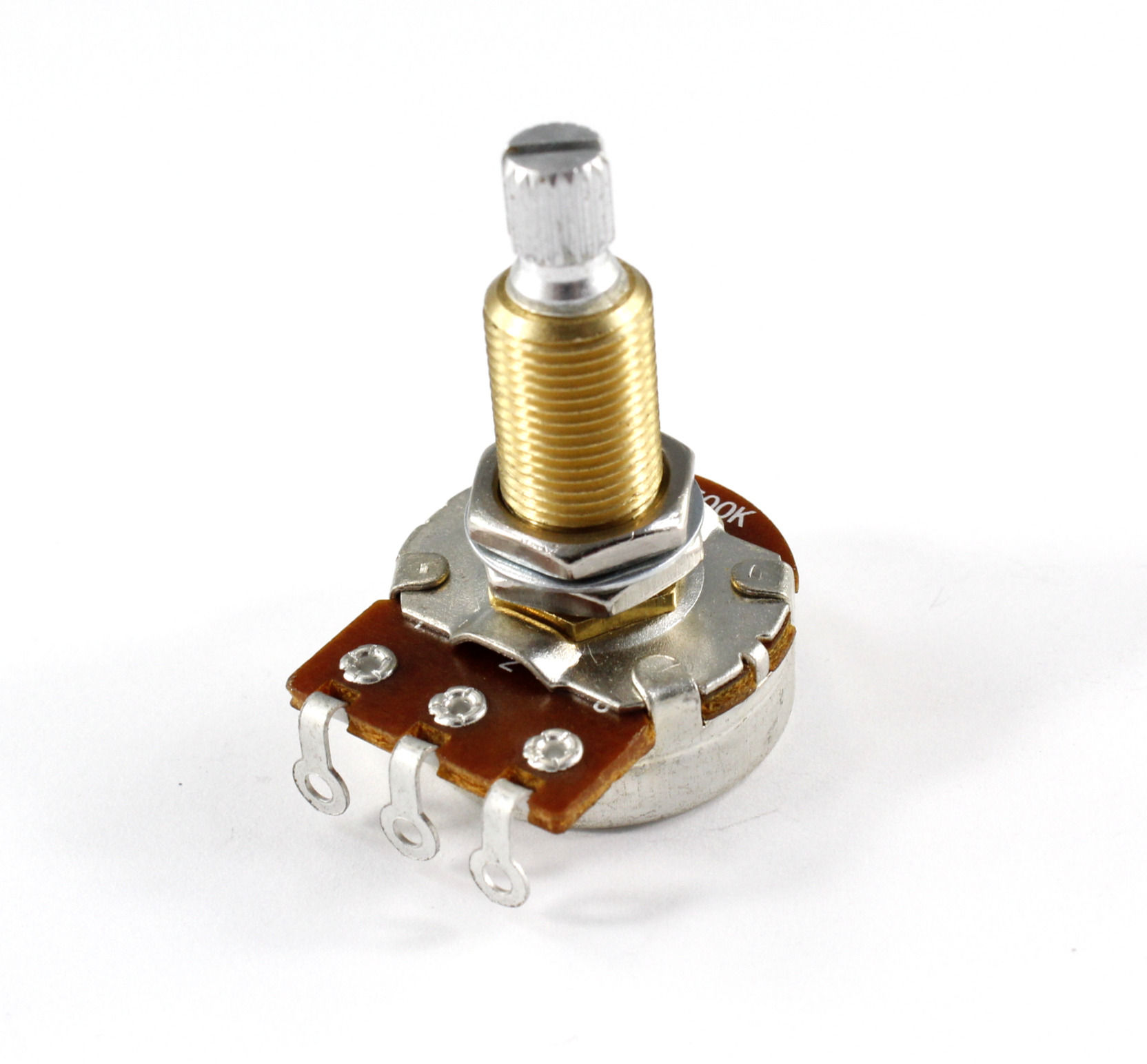 1 x Bourns A500K Long 3/4" Split Shaft Pot 18 spline - Clearance