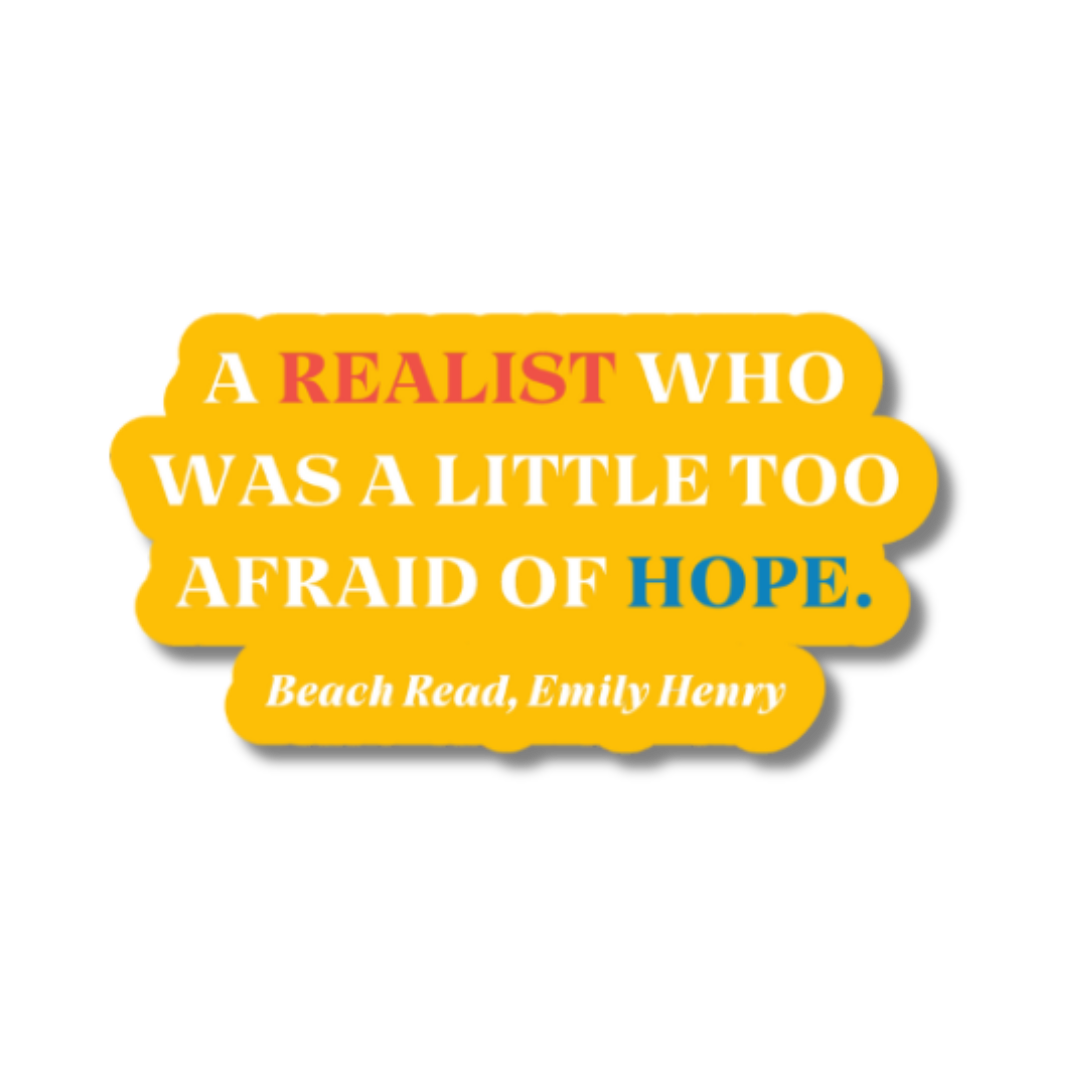 Beach Read Sticker Flake