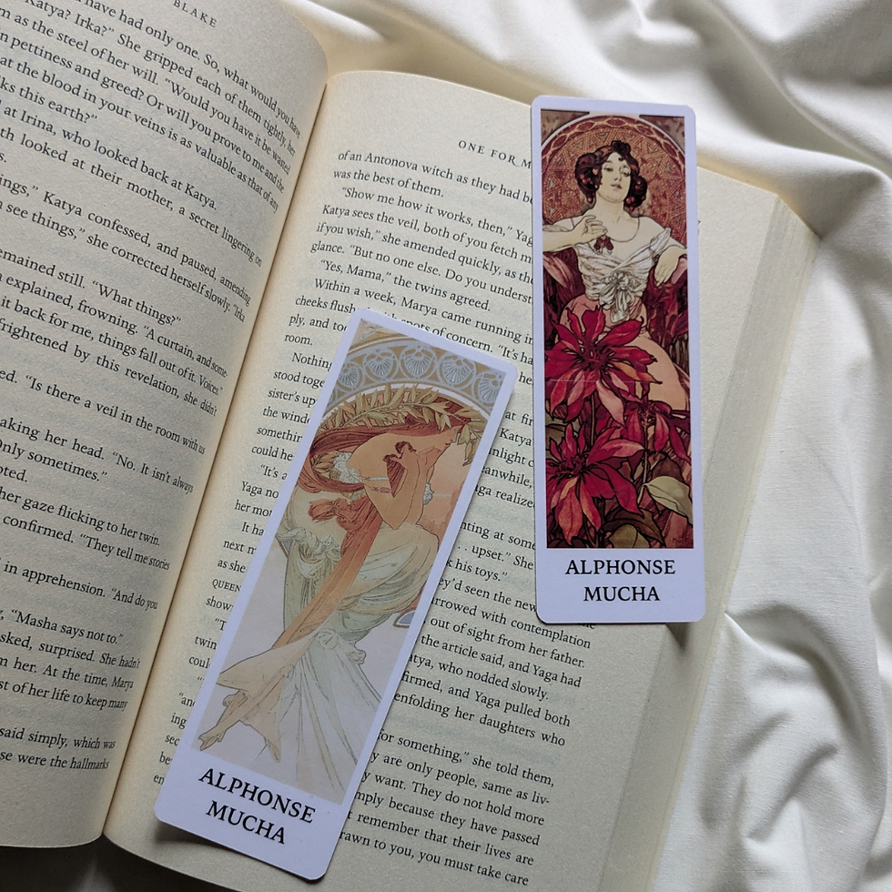 Thumbnail: Alphonse Mucha Bookmarks