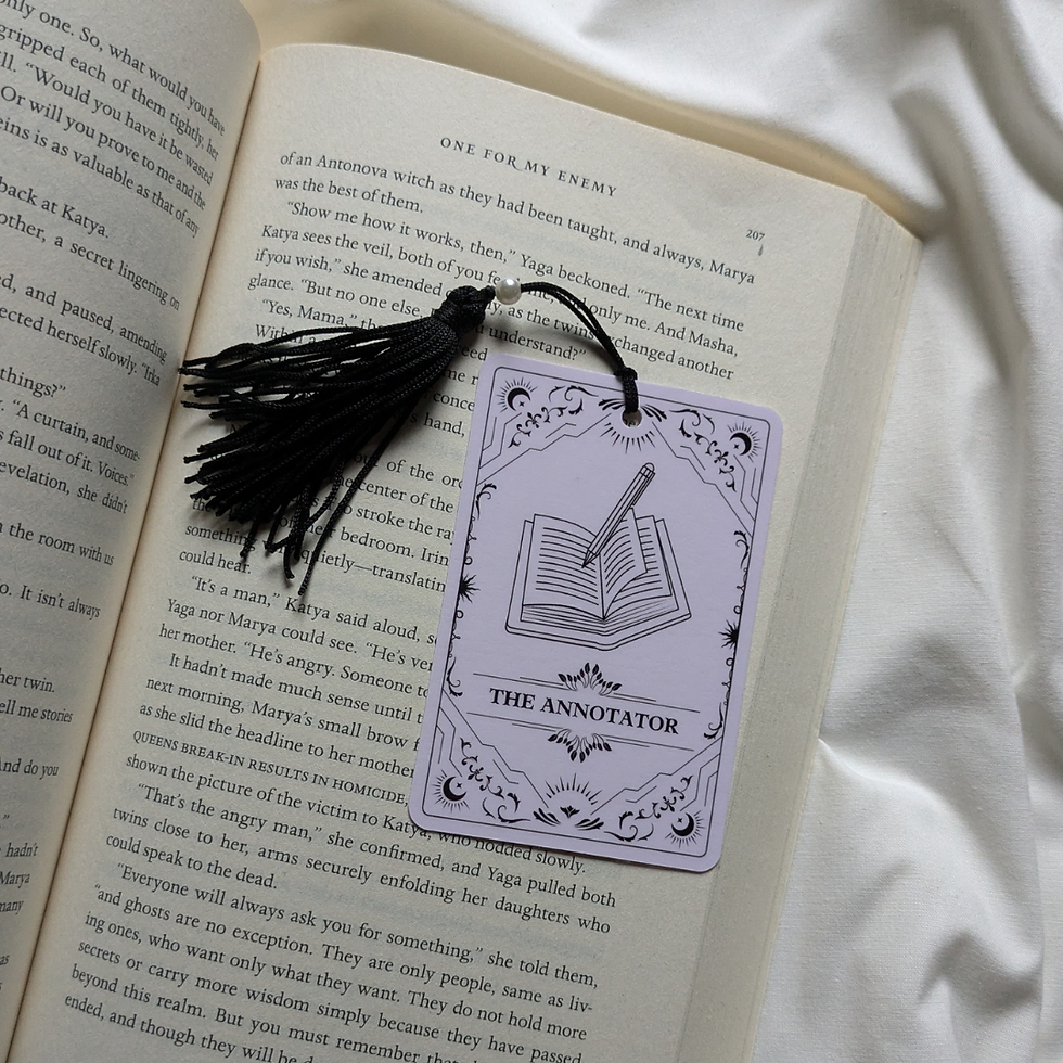 Thumbnail: A Reader's Tarot Bookmark