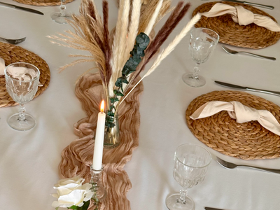 Inspiration für Boho Wedding mit Mietartikeln für deine Hochzeit. Einfach in Schwabhausen bei München abholen und selbst dekorieren