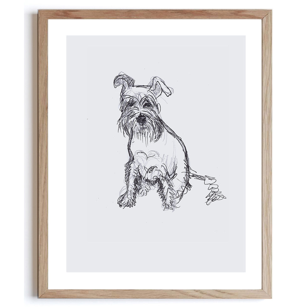 Thumbnail: Custom Black & white illustration