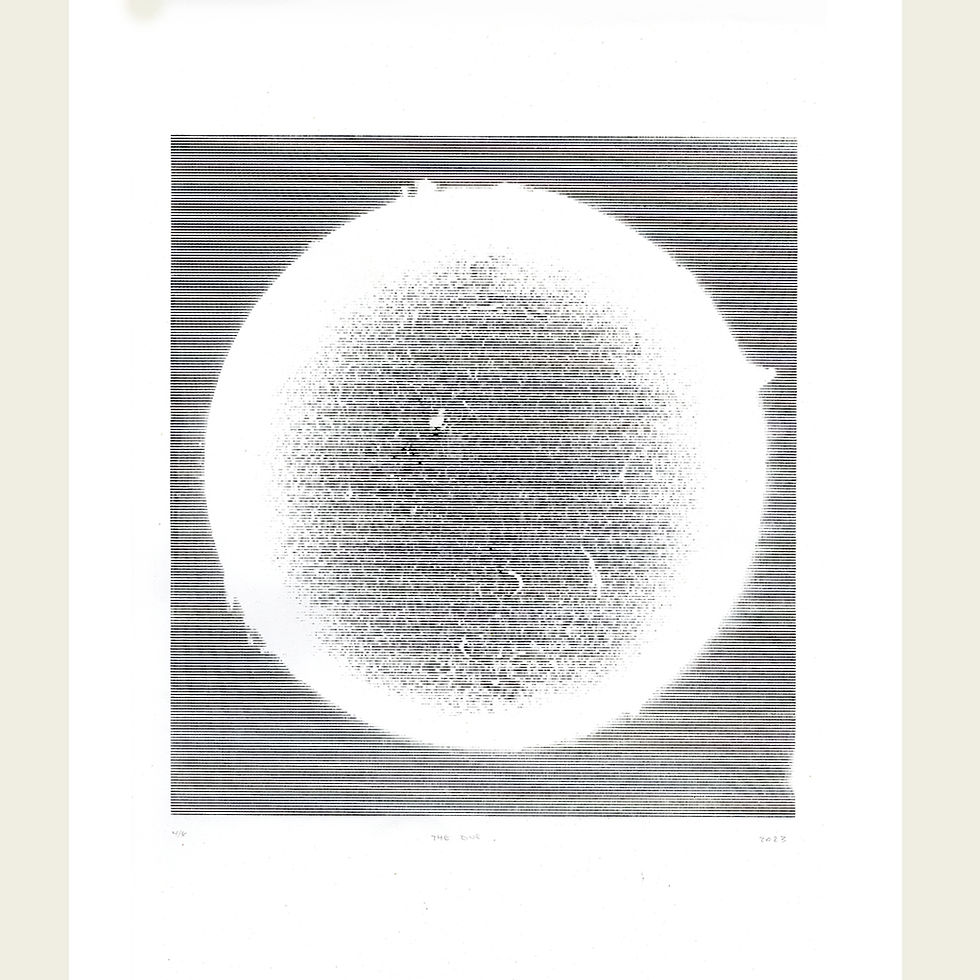 Thumbnail: The one; single-colour screen-print