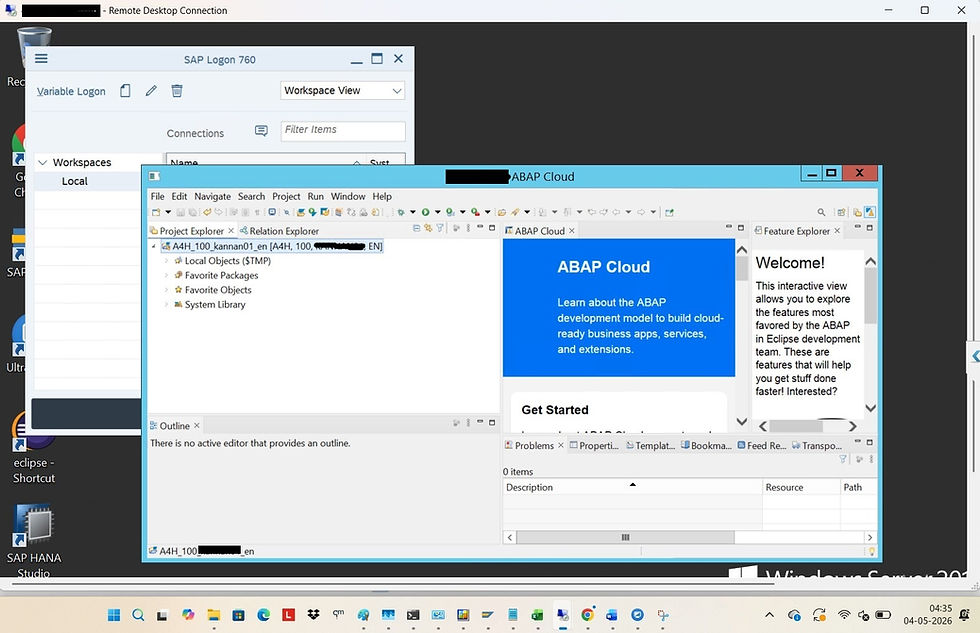 Thumbnail: SAP S4 HANA ABAP Technical Server Access (All Functional + ABAP)