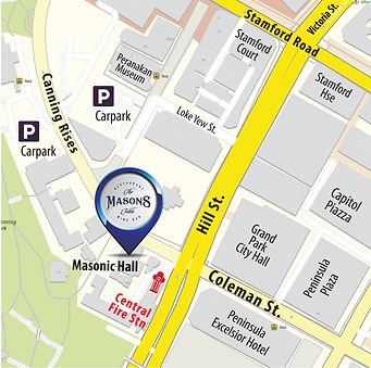 The Masons Table Car Parking Map