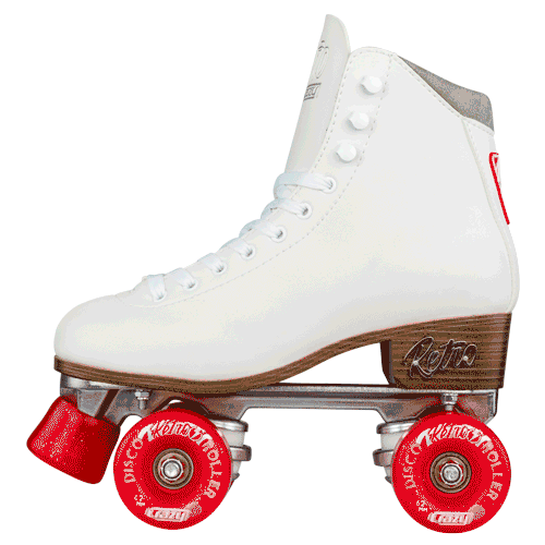 Retro Roller Skates White Epic Skate Rink