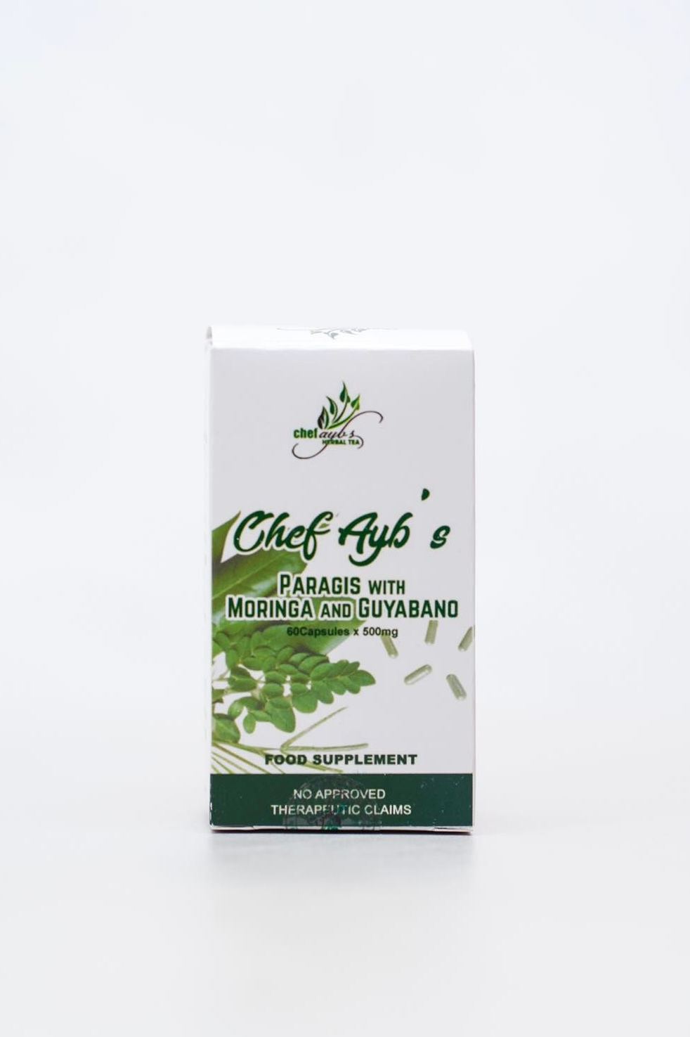 Chef Ayb’s Paragis with Moringa and Guyabano 60 Caps