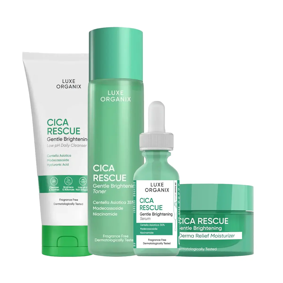 Luxe Organix Cica Rescue Gentle Brightening Set