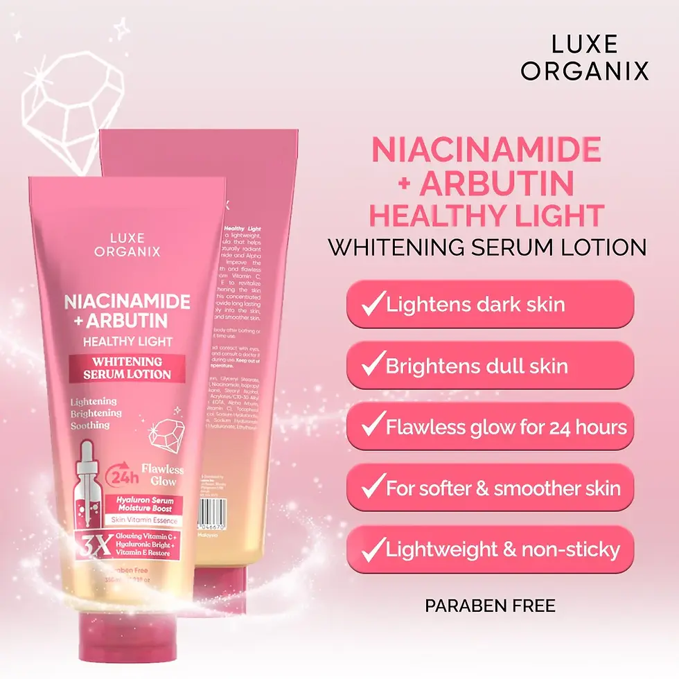 Thumbnail: Luxe Organix Niacinamide + Arbutin Healthy Light Whitening Serum Lotion (350ml)