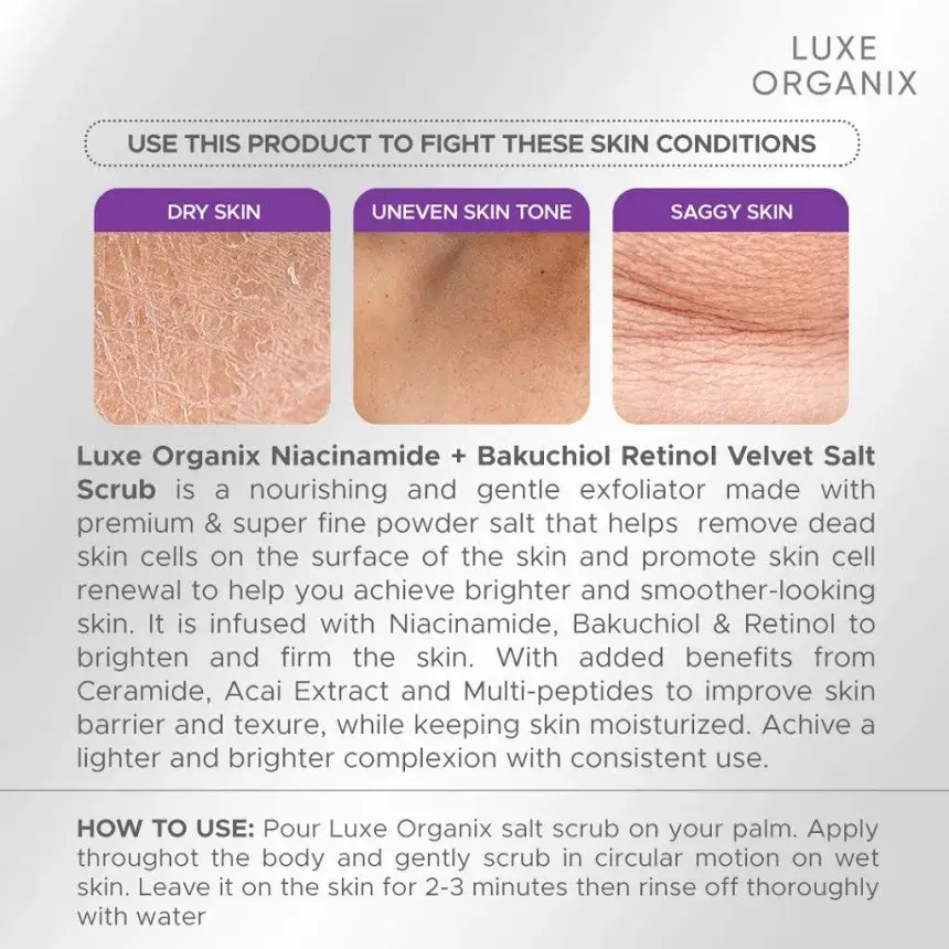 Thumbnail: Luxe Organix Velvet Salt Scrub