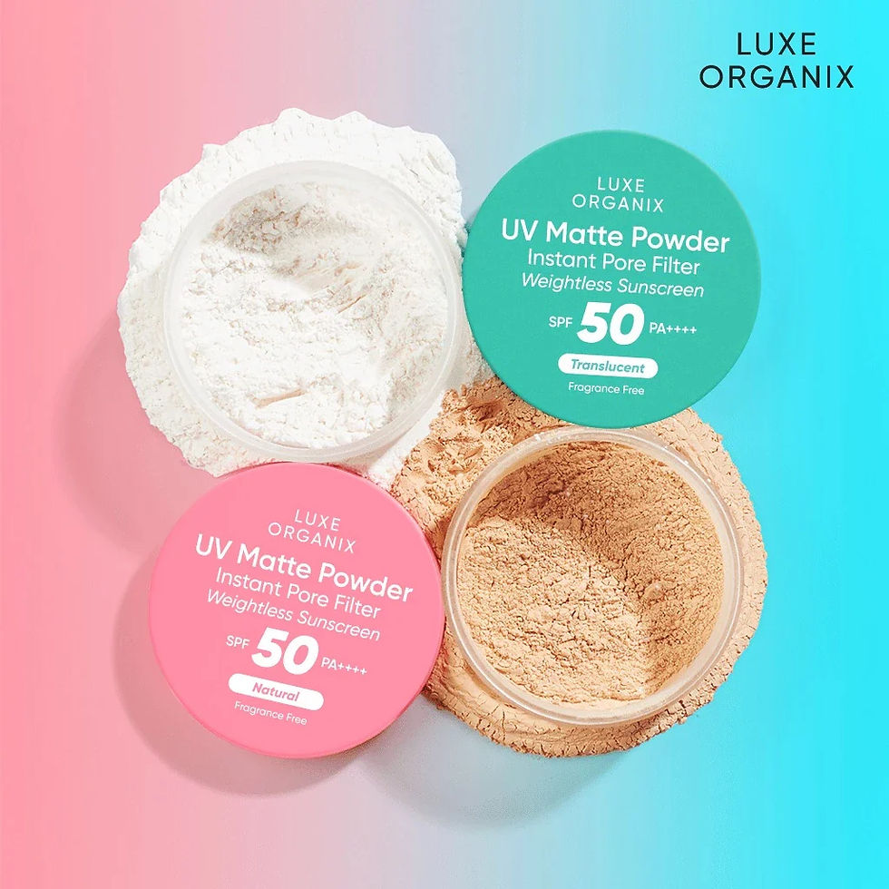 Thumbnail: Luxe Organix 24H Zero Sebum Instant Pore Blurring Weightless Matte Powder SPF 50